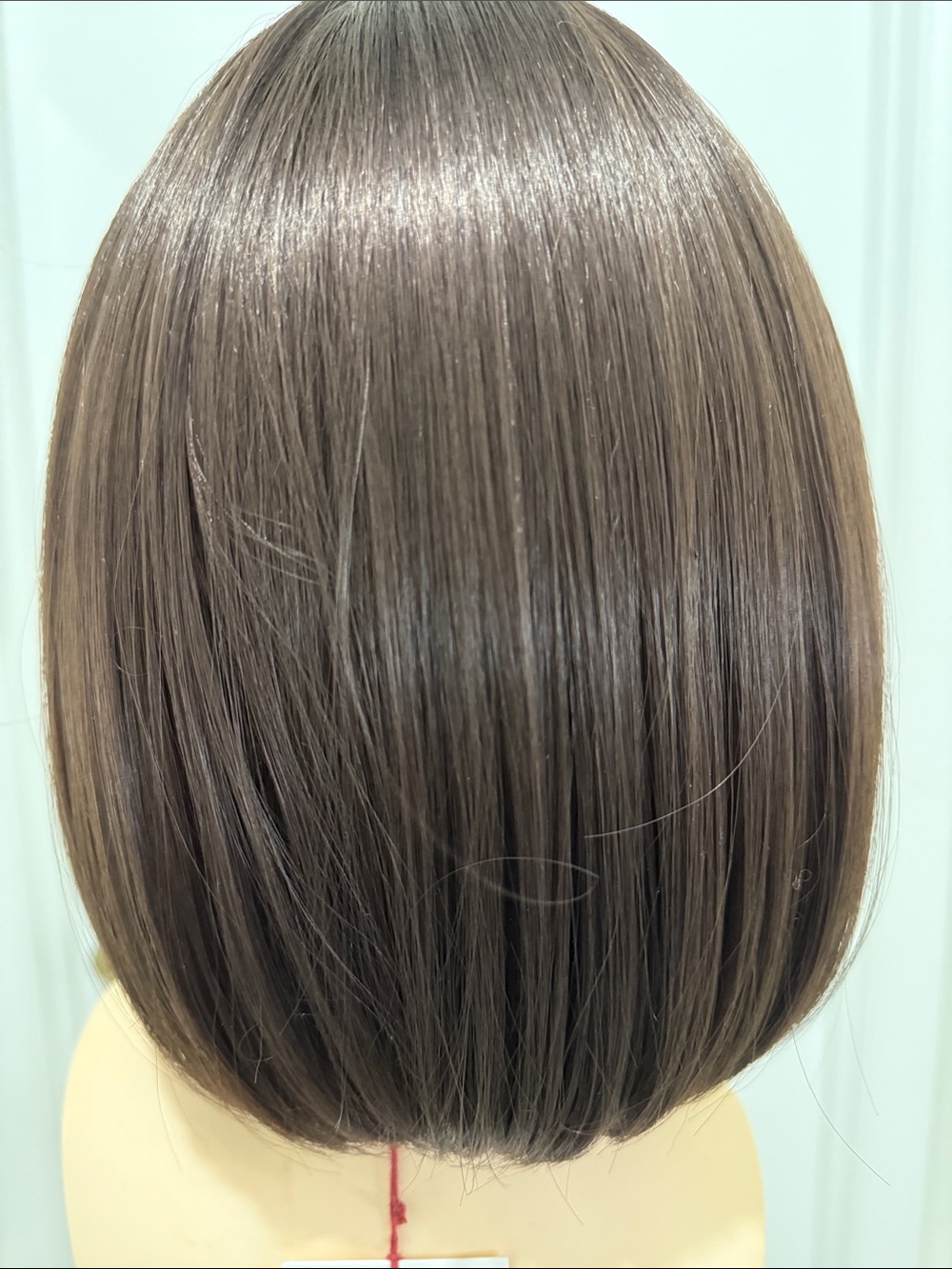 HAIR, 12” Bob with Bangs, Medium/Dark Brown - Picture 5 of 8